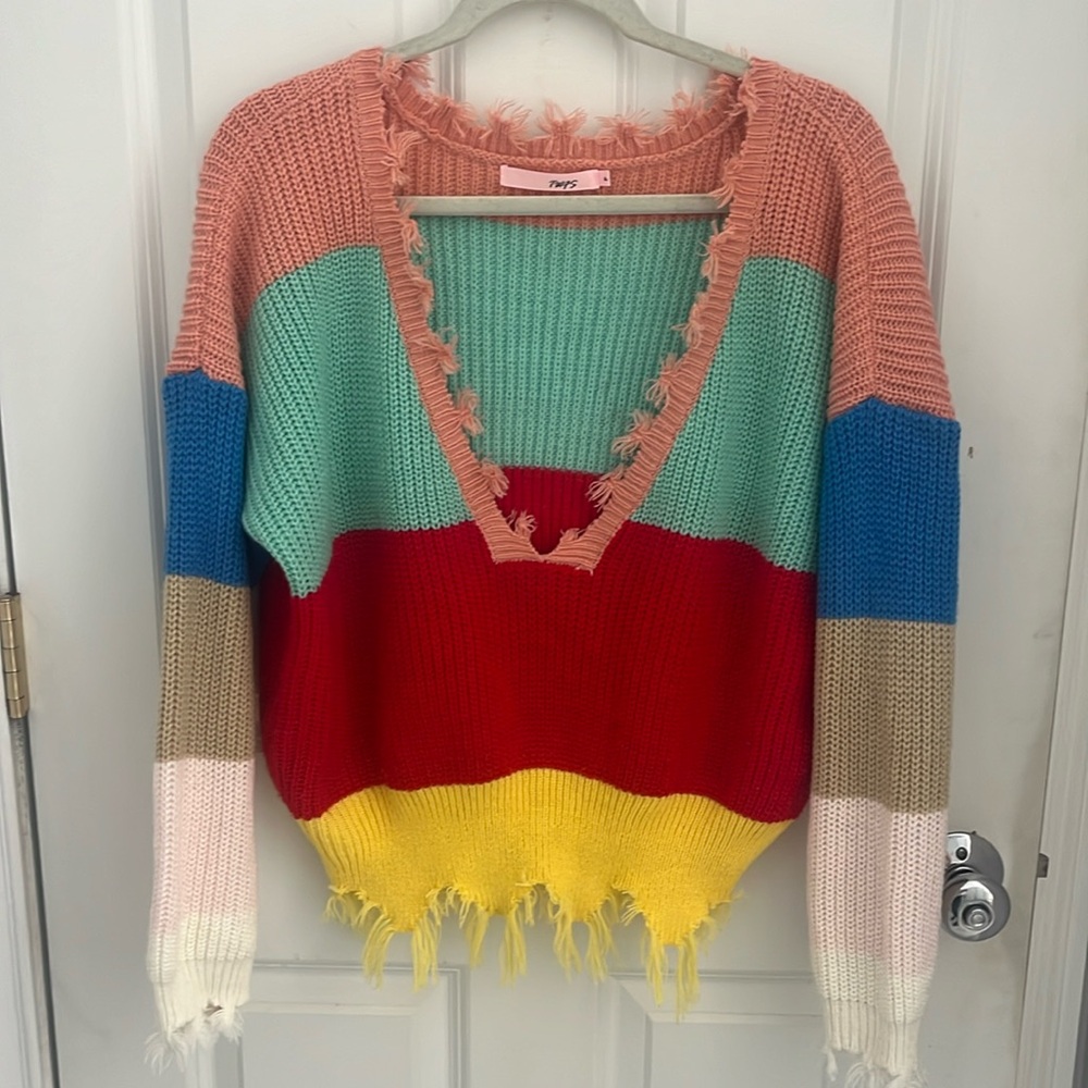 Multi color sweater